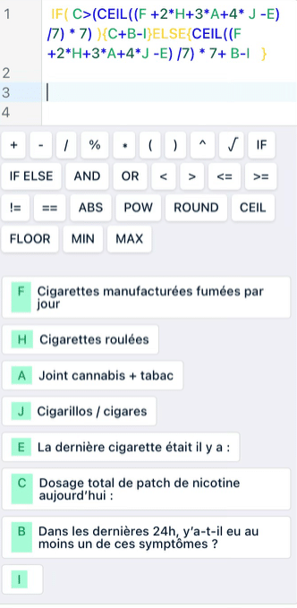Formule adaptation du dosage des patchs nicotiniques